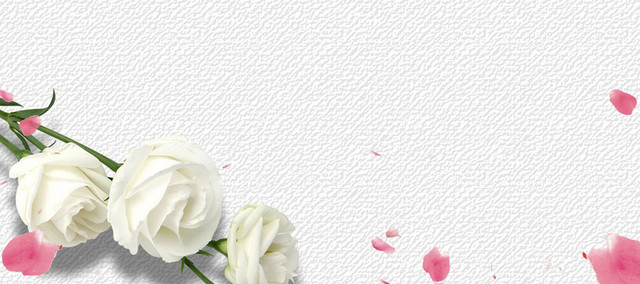 七夕情人节浪漫小清新白色BANNER