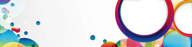 卡通涂鸦圈圈背景BANNER