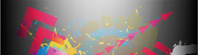 涂鸦箭头背景BANNER