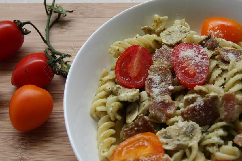 意粉 西餐 番茄 圣女果 食物 小清新