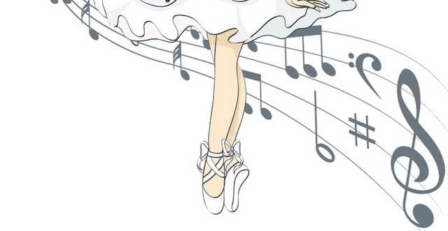 音乐女生图片素材