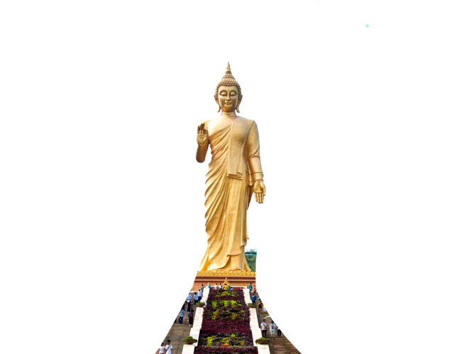 立体菩萨雕像