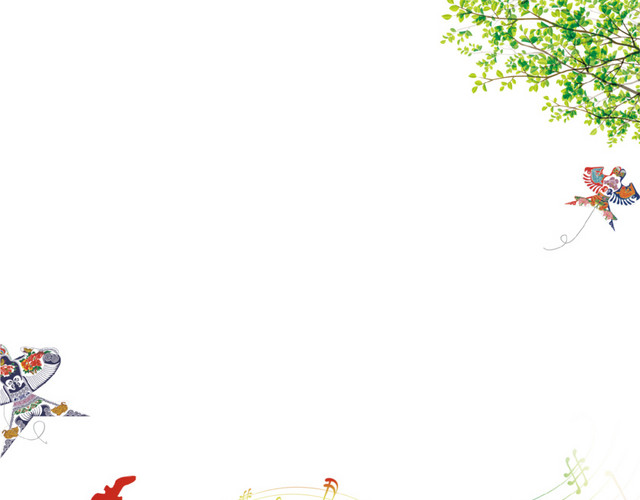 清新彩绘创意人物舞蹈音乐背景