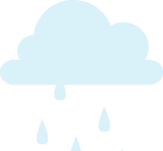 白云雨矢量