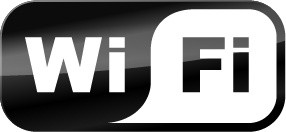 黑白色WIFI矢量素材