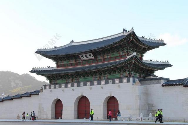 韩国 汉城 光化门 景福宫 紫禁城 历史遗迹 世宗