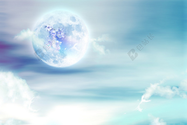 质感清新梦幻天空背景