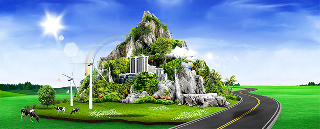 淘宝创意环保夏日家电背景