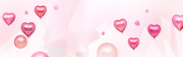 温馨气球母婴用品背景BANNER