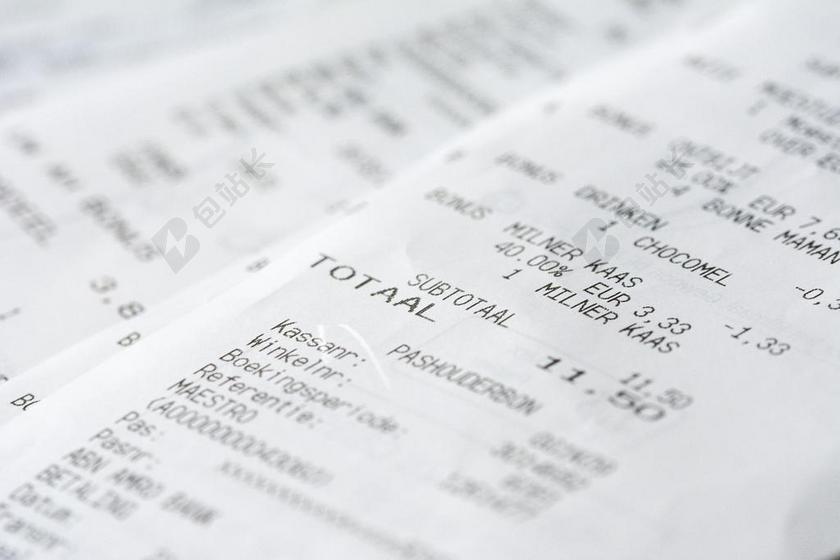 收据 金钱 消息 货币 财经 购物 现金 支付 注 能力