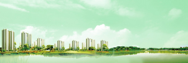 房屋建筑背景图