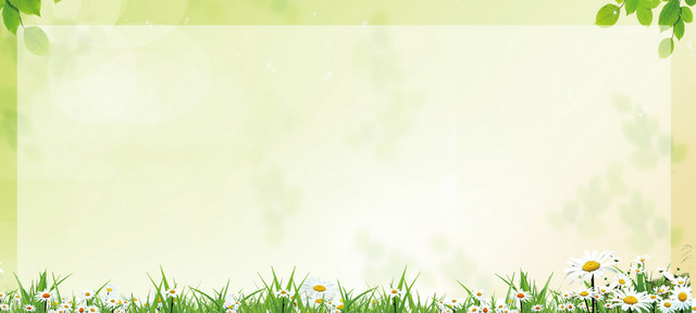 清新健康环保黑板报海报BANNER