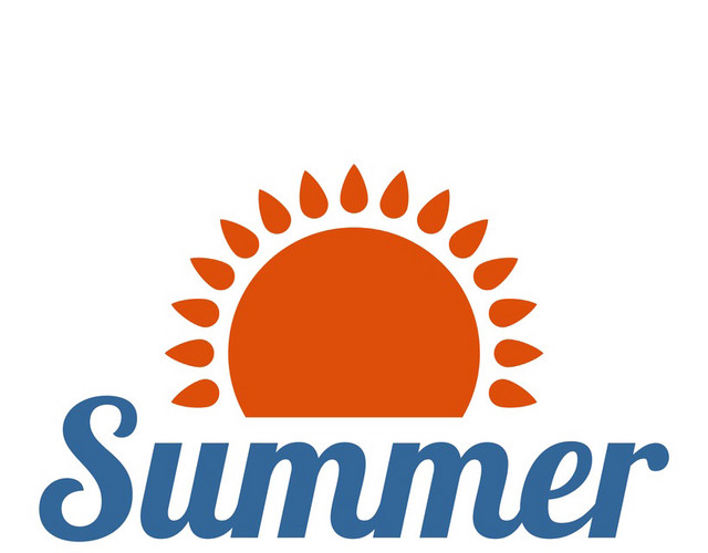 SUMMER文字图标