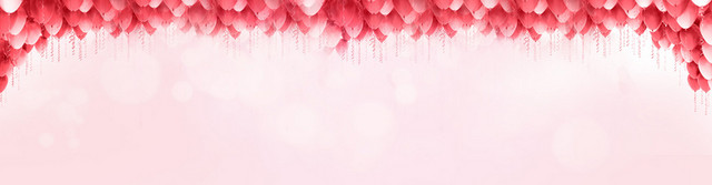 爱情温馨气球背景BANNER