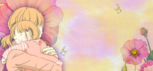 温馨母亲节妇女节促销海报BANNER