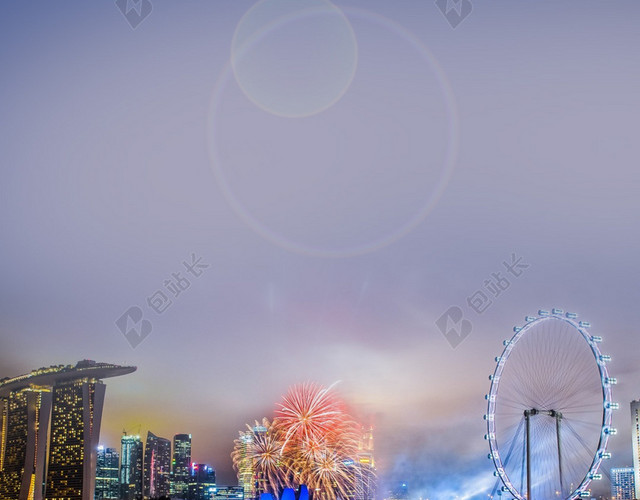 新加坡城市夜景