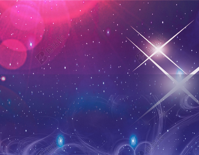 科幻星空世界背景H5