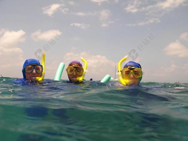 游泳 水肺潜水 水 夏天 海 浮潜 通气管 面具 户外