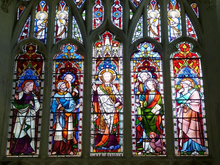 染色玻璃 含铅的玻璃 英格兰 教会 大教堂 英国 历史