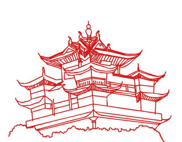 手绘杭州免费下载