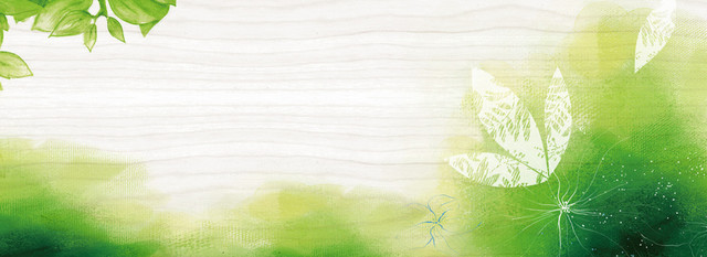 清新茶背景BANNER