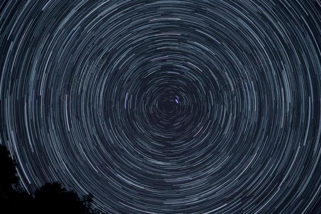 黑色自然神奇星辰旋涡宣传背景图片
