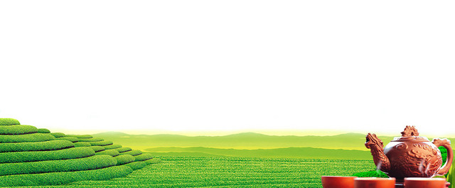 茶园广告背景BANNER