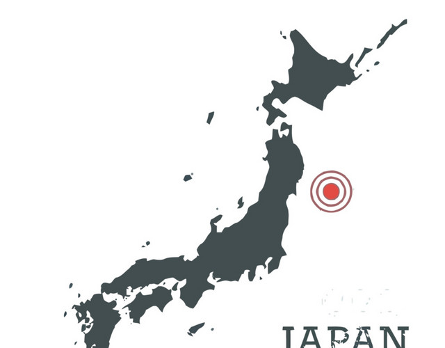 日本地图矢量