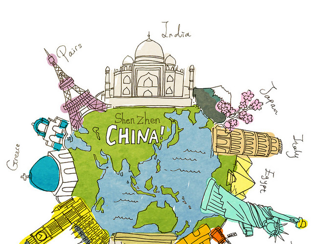 地球上的旅游景点