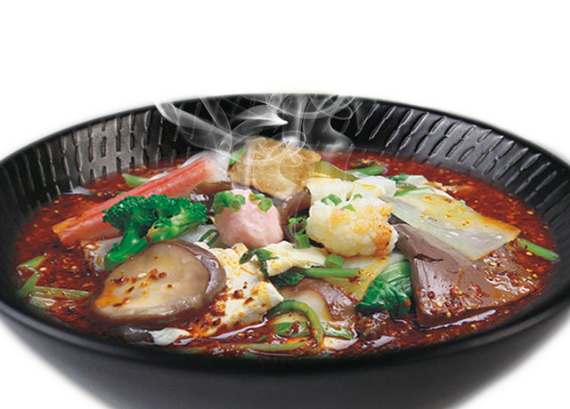 美食冒菜火锅粉海报
