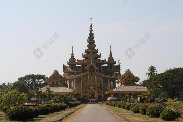 缅甸 巴戈 古代 宝塔 遗产 旅游 引力 文化 旅行 景观