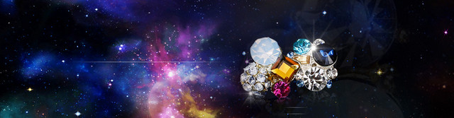 大气宇宙光束珠宝背景BANNER