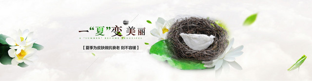 一夏变美丽淘宝背景