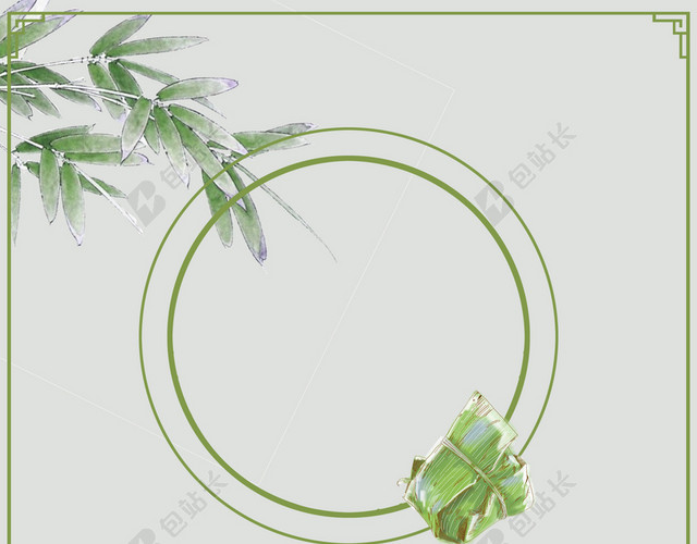 端午节简约手绘背景图片