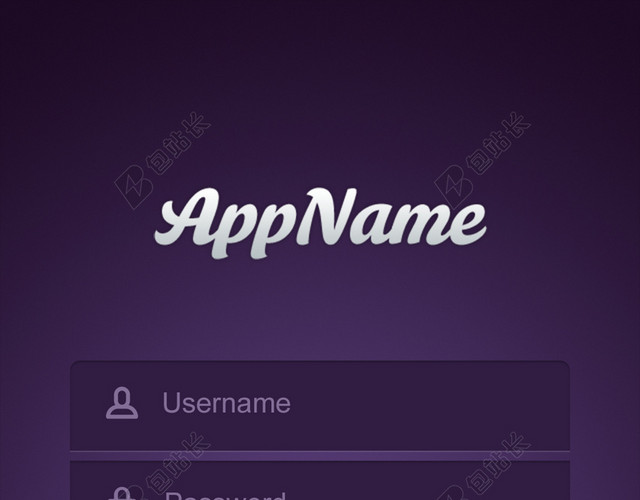 手机APP用户登录界面免费下载