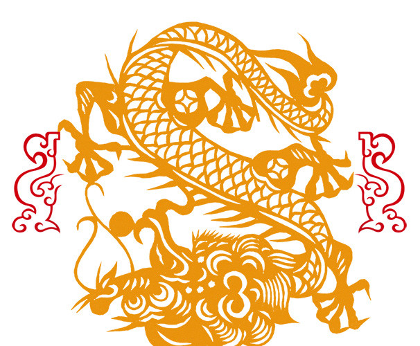 龙的剪纸