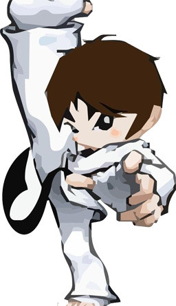 跆拳道男孩