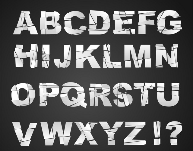 字体 艺术字 欧美 大气 商业 英文 字母