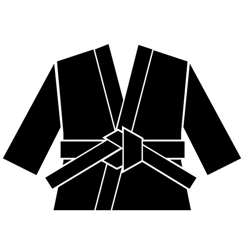 手绘跆拳道服