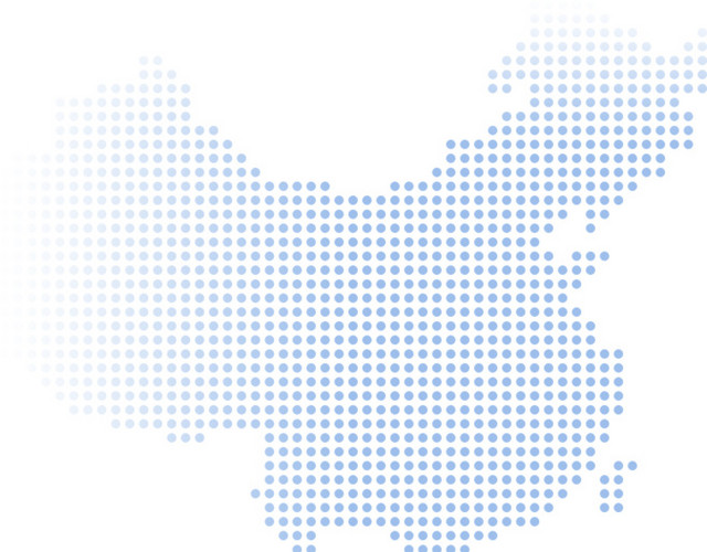 圆点拼成的地图