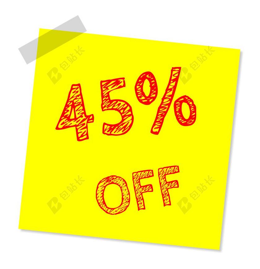 服装简约打四五折衣服店背景图片