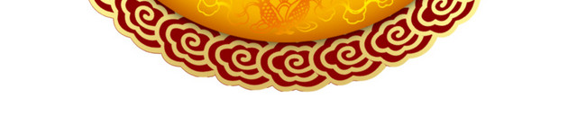 传统祥云圆形边框