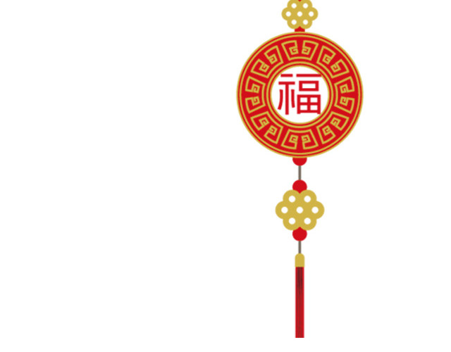 桃花灯笼图案