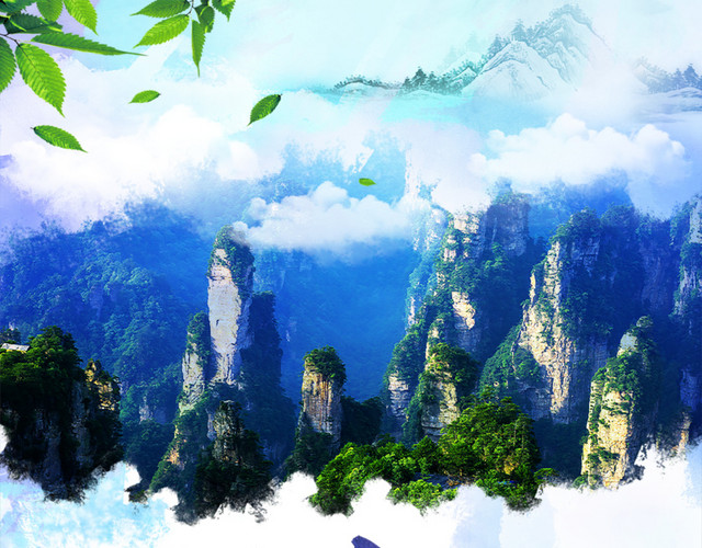矢量张家界旅游