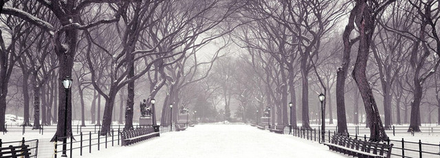 冬季街道服饰雪景背景BANNER
