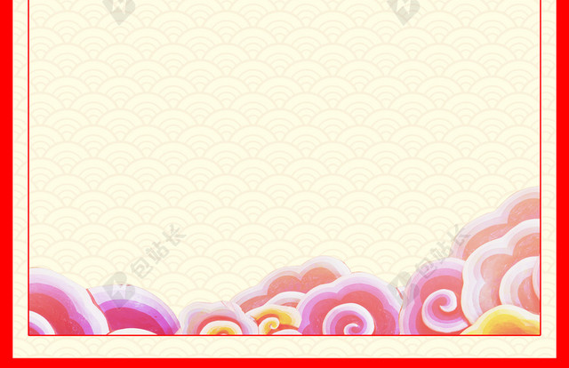 新年春节黄色大气简约复古中国风背景