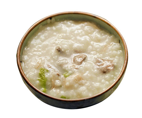 猪肝生菜粥