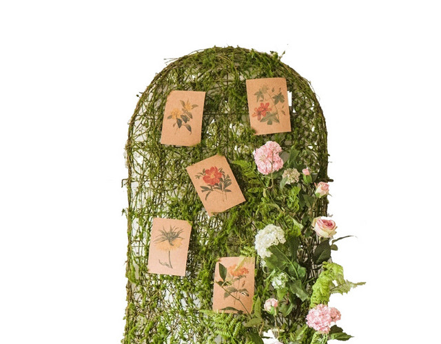 仿真花绿植围栏壁饰