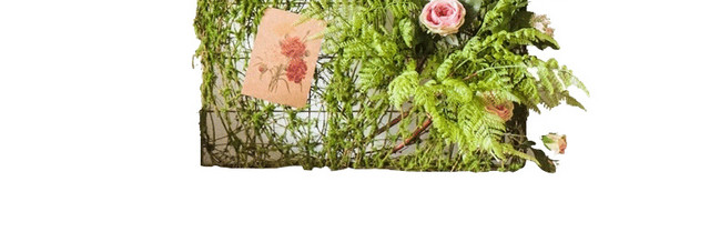 仿真花绿植围栏壁饰