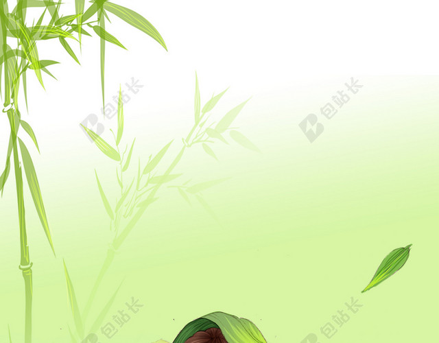 端午节吃粽子可爱小孩儿